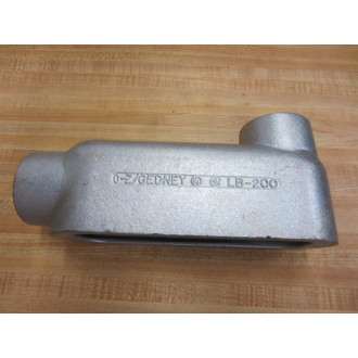 O-ZGedney LB-200 LB200 Conduit Body 2"