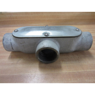 Crouse & Hinds T58 Conduit Body Type T Size: 2 12" - Used