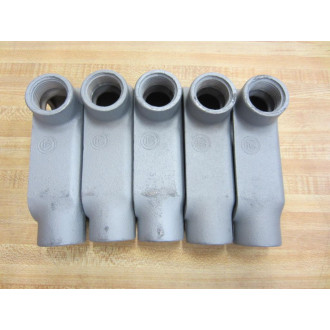 Appleton LL100-M LL100M Conduit Outlet Body 1" (Pack of 5)
