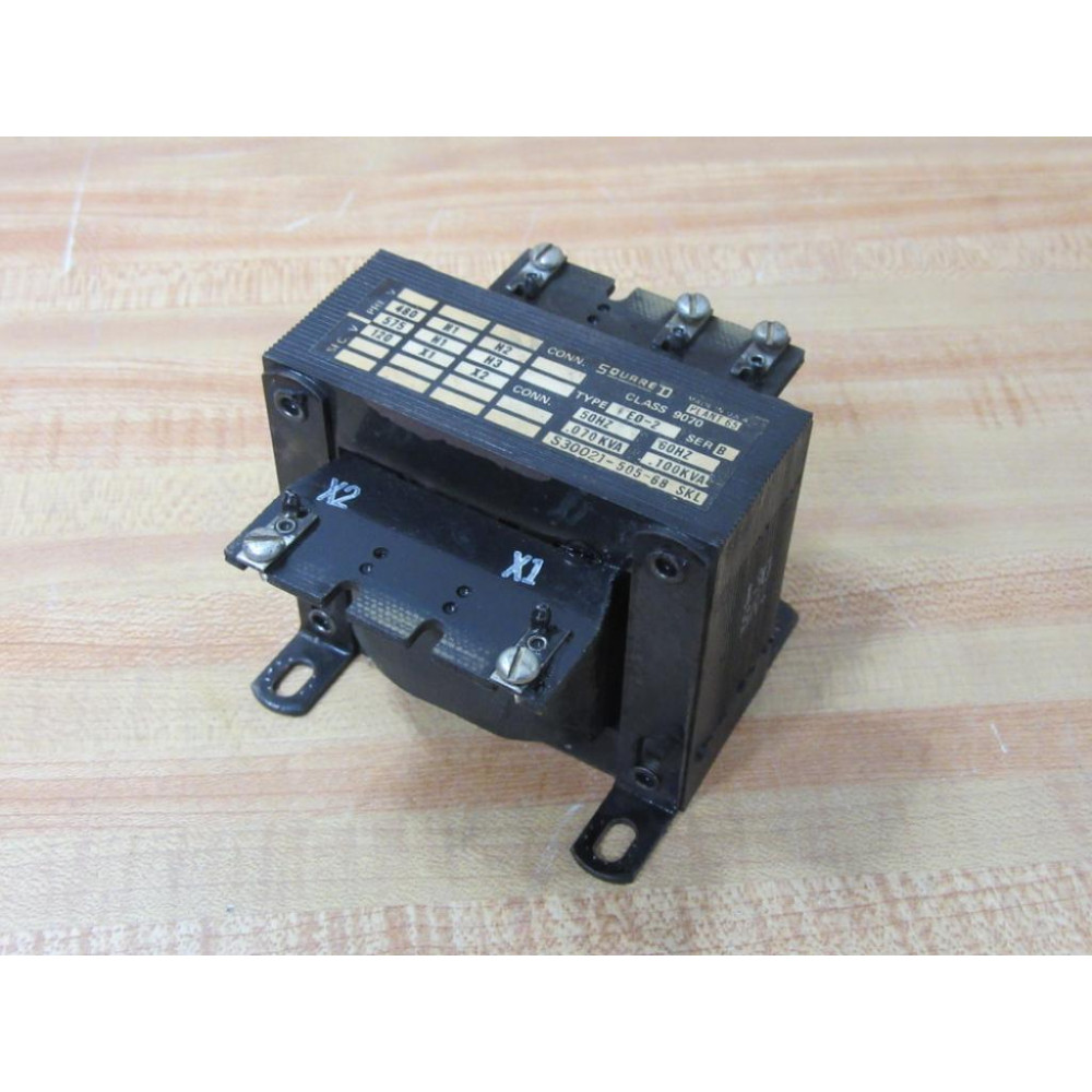 Square D 9070 EO-2 Transformer 9070 E0-2 Series B - Used