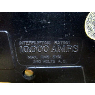 Square D QOU310 Circuit Breaker  10A 3-Pole - Used