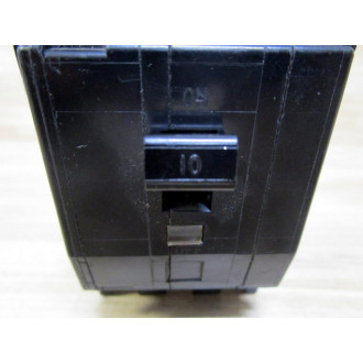 Square D QOU310 Circuit Breaker  10A 3-Pole - Used