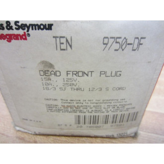 Pass & Seymour 9750-DF Dead Front Plug 4475 (Pack of 10)