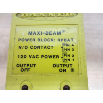 Banner RPBAT Power Block 27324 W Head - Used