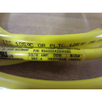 Woodhead 804000K03M060 Brad Harrison Cable Assembly - Used