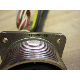 ITT Cannon CA120001-55 Connector CA12000155 - Used