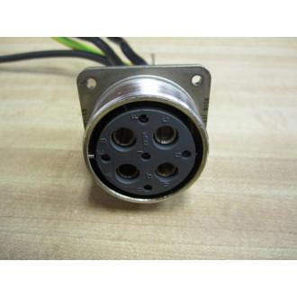 ITT Cannon CA120001-55 Connector CA12000155 - Used