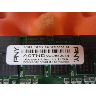PNY A0TND 1GB, DDR Sodimm, N Memory Module - New No Box