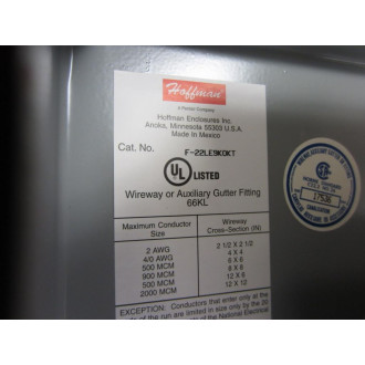 Hoffman F-22LE9KOKT Elbow CCW 90