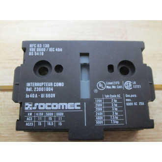 Socomec 23.001.0004 Contact Block 23001004