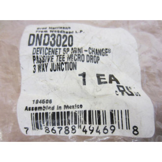 Brad Harrison  Daniel Woodhead DND3020 3 Way Junction Connector