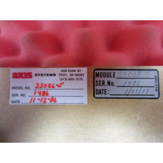 Westamp 33026-5 Servo Amp Drive Board - Used