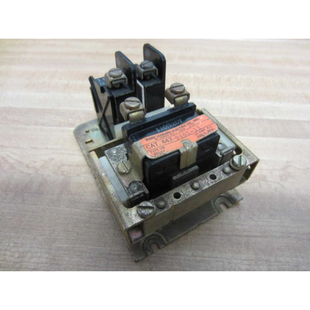Ward 447-9401-11 Relay Missing Two Unit Poles - Used