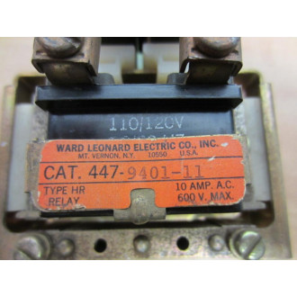 Ward 447-9401-11 Relay Missing Two Unit Poles - Used
