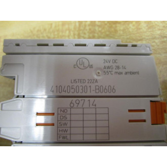 Wago 750-343 Profibus Fieldbus-DP Coupler 69714 4104050301-B0606 - New No Box