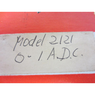 Simpson 2121C Meter 0-1 D.C. Amperes