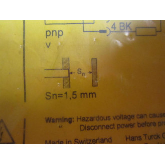 Turck Bi1,5-EG08-AP6X-H1341 Bi15EG08AP6XH1341 Sensor 4602260