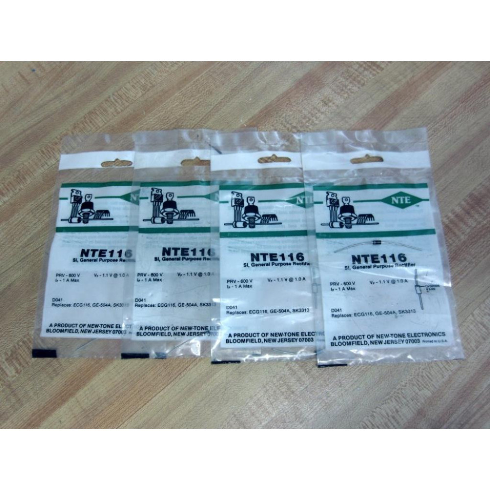 NTE NTE116 Rectifier 116 (Pack of 4)