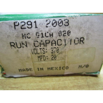 General Electric 97F9660 Run Capacitor Totaline P291-2003