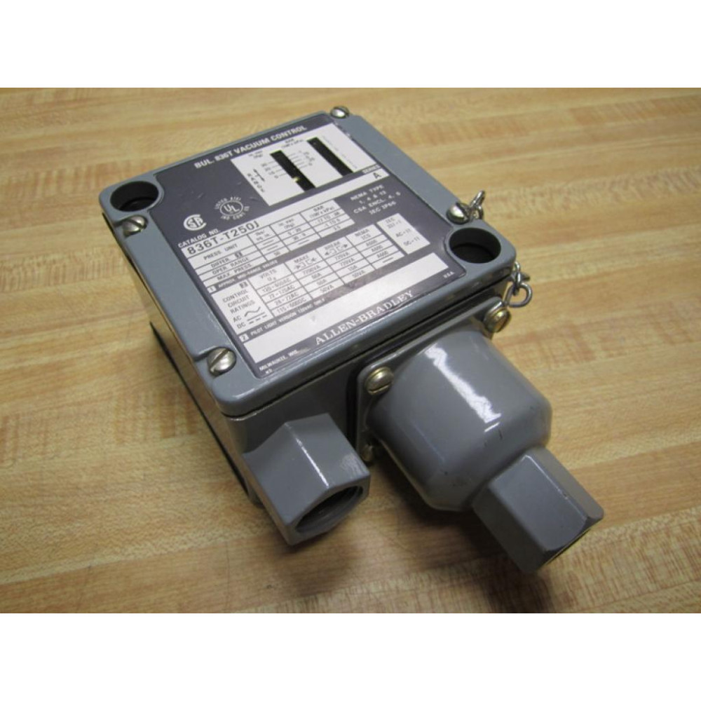 Allen Bradley 836T-T250J Pressure Switch 836TT250J Series A - New No Box