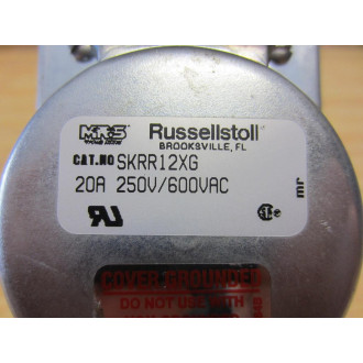 Russellstoll SKRR12XG Receptacle 12 Pin Wall Mount 20A 250V600VAC - New No Box
