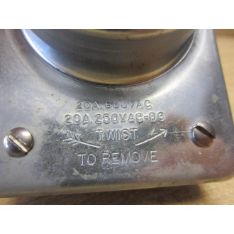 Russellstoll SKRR12XG Receptacle 12 Pin Wall Mount 20A 250V600VAC - New No Box