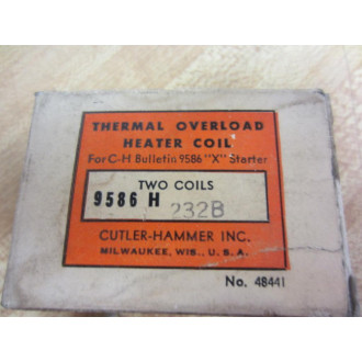 Cutler Hammer 9586 H 232B 9586H232B Thermal Overload Heater Coil (Pack of 2)