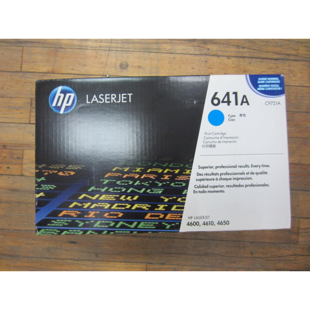 HP C9721A Cyan Print Cartridge 641a Laserjet 4600, 4610, 4650