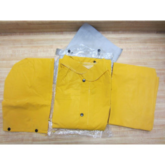 Magid Glove & Safety 2003M Rainmaster 3 Piece Rain Suit Yellow Size M Medium