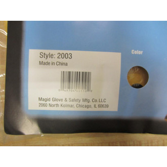 Magid Glove & Safety 2003M Rainmaster 3 Piece Rain Suit Yellow Size M Medium