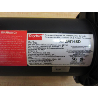 Dayton 2M168D Permanent Magnet DC Motor BT07 - New No Box