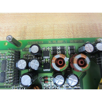Sieb & Meyer 0369810DF4100 Circuit Board Rev 3 - Used