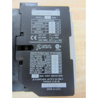 Allen Bradley 100-A24ND3 Contactor 100A24ND3 Series C Gray (Pack of 3) - Used