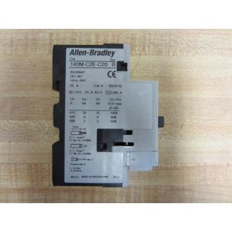 Allen Bradley 140M-C2E-C20 Circuit Breaker 140MC2EC20 Series B - Used