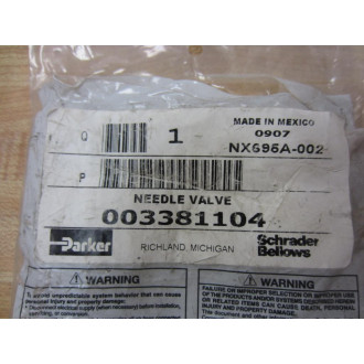 Parker 003381104 Flow Control 3381104