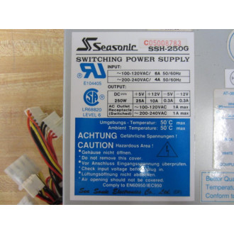 Seasanic SSH-250G SSH250G Switching Power Supply 97330765 - New No Box