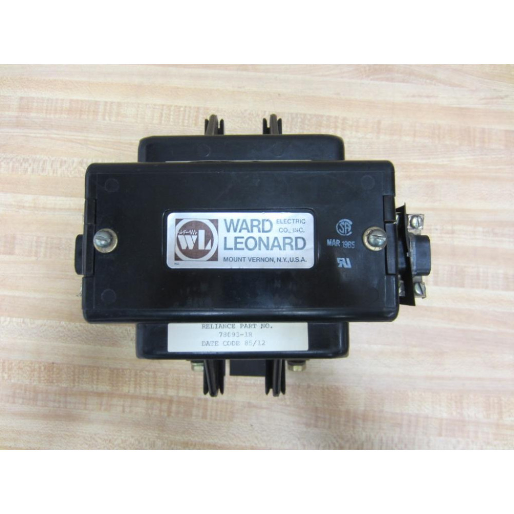 Reliance 78093-1R Ward Leonard Contactor RDP4-11100 3 Contacts - Used