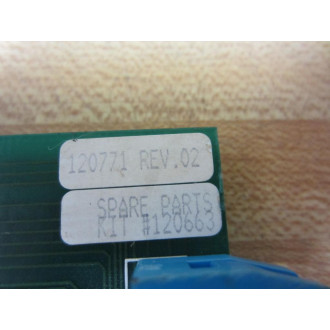 Allen Bradley 120771 Circuit Board With Keypad 120663 Dented Screen - Used