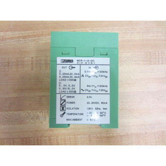 Phoenix Contact MCR-F-UI-DC Measuring Transducer MCRFUIDC - New No Box