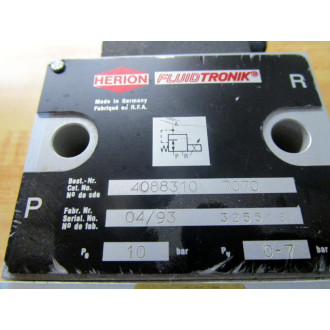 Herion 4088310 7070 Fluid Tronik 40883107070 - Used