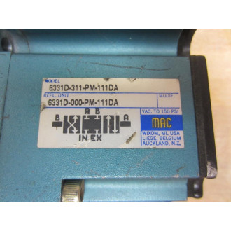 Mac Valves 6331D-211-PM-111DA Solenoid Valve 6331D211PM111DA - Used