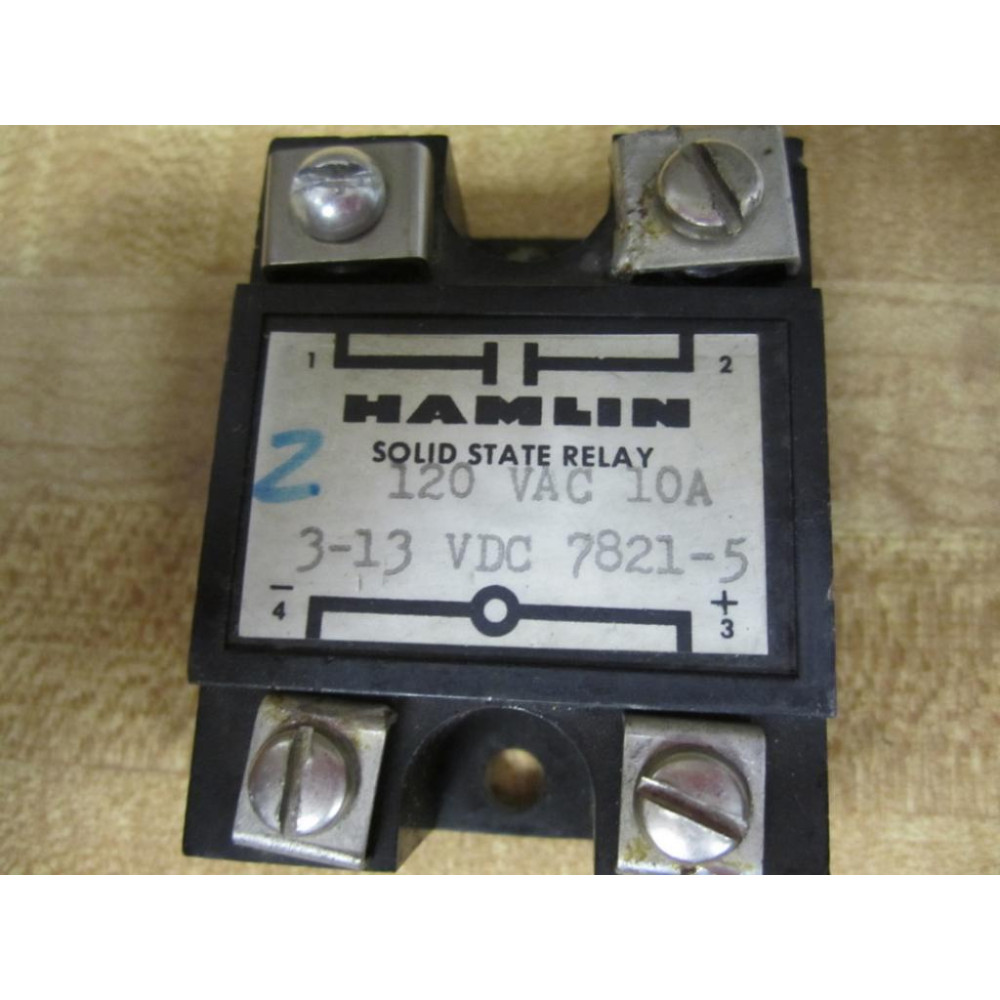 Hamlin 7821-5 Solid State Relay 78215 - Used