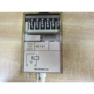 Sodeco RG-161-E Impulse Counter  RG161E 12V - New No Box