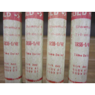 Tri-onic TRS6-14R Gould Shawmut Fuse TRS614R Tested (Pack of 4) - New No Box