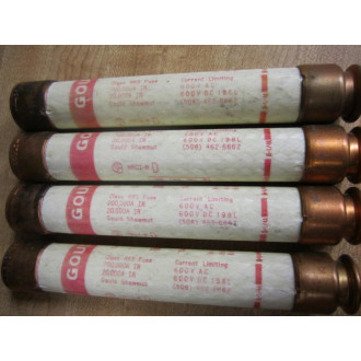 Tri-onic TRS6-14R Gould Shawmut Fuse TRS614R Tested (Pack of 4) - New No Box