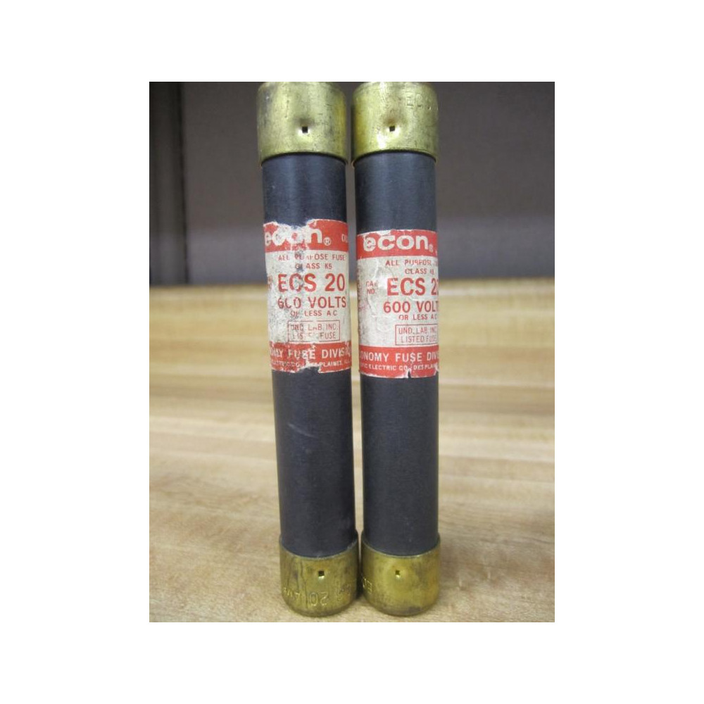 Economy Fuse ECS-20 Fuse ECS20 (Pack of 2) - Used