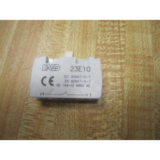 Baco 23-E-10 Contact Block 23E10 - New No Box