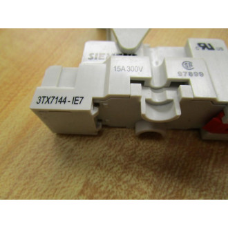 Siemens 3TX7144-IE7 Relay Socket 3TX7144IE7 - New No Box