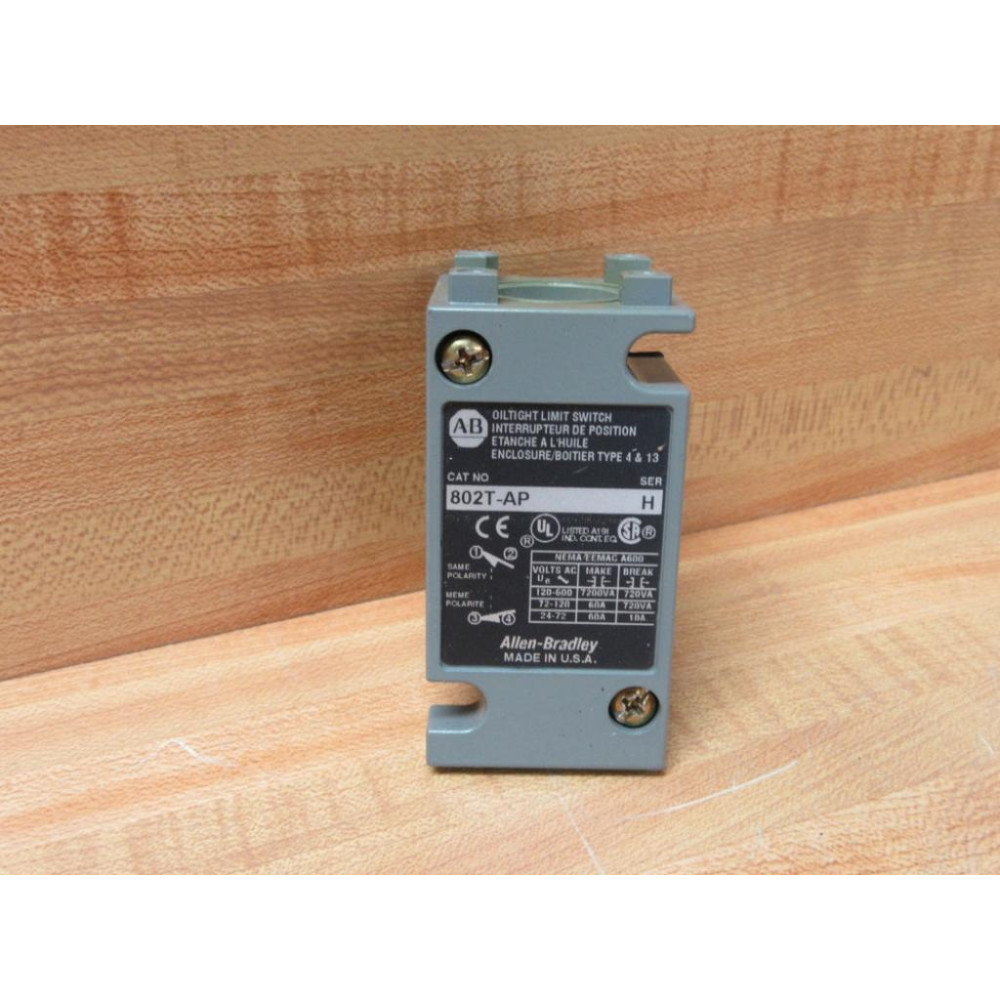 Allen Bradley 802T-AP Limit Switch 802TAP Body Only Series H - New No Box