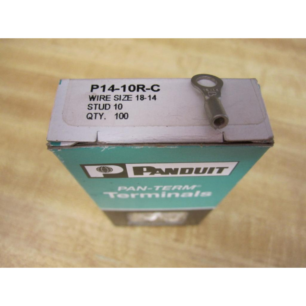 Panduit P14-10R-C Ring Terminal P1410RC (Pack of 100)